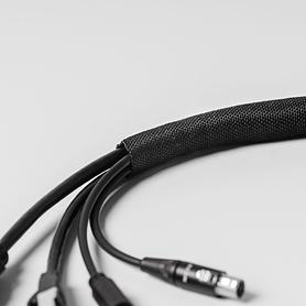 Self-Closing Woven Braided Cable Sleve 